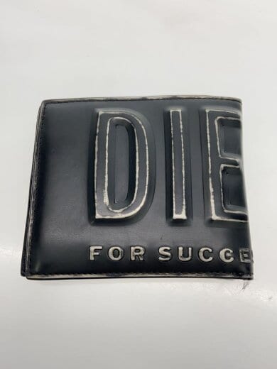商品画像：2つ折り財布/レザー/BLK/メンズ// 2