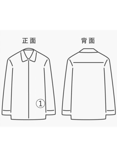 商品画像：長袖シャツ/L/--/GRN/オンブレCK// 6