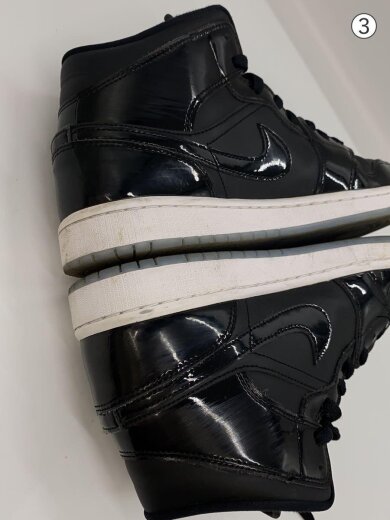 商品画像：AIR JORDAN 1 MID_エアジョーダン 1 ミッド/27cm/BLK// 8