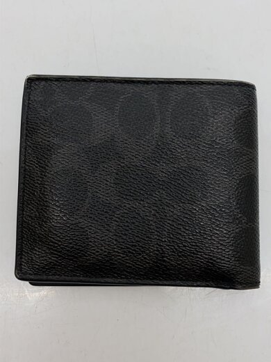 商品画像：2つ折り財布/--/BLK/総柄/メンズ 2