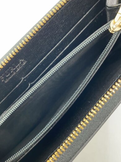 商品画像：長財布/レザー/BLK/無地/レディース 5