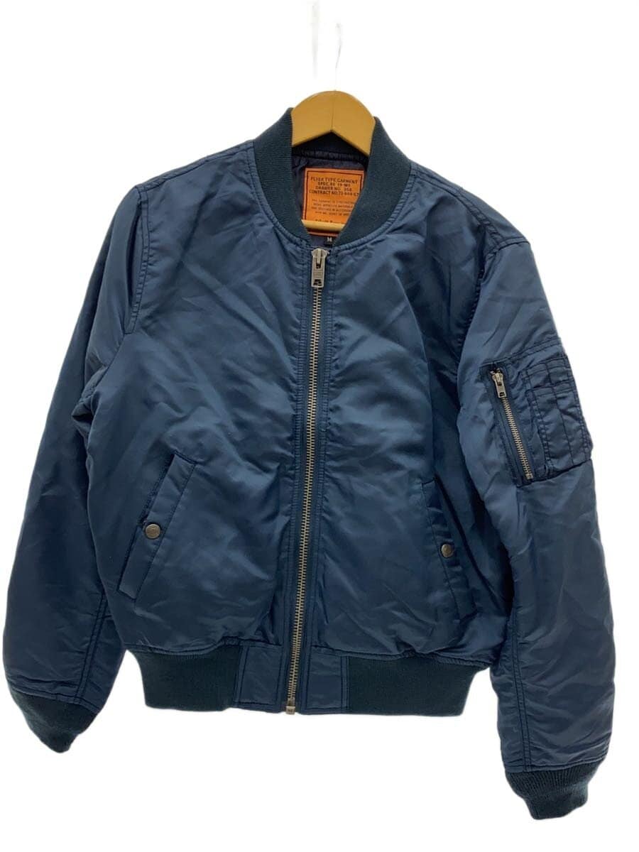 Schott × Ron Herman / スカジャン/M/ナイロン/NVY/3172017