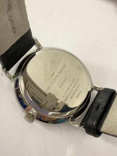 商品画像：ソーラー腕時計/アナログ/レザー/BLK/BLK/MCA1003 3