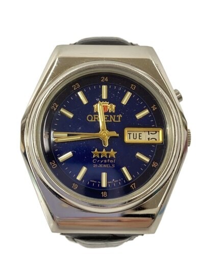 商品画像：自動巻腕時計/アナログ/レザー/BLK/BLK 1