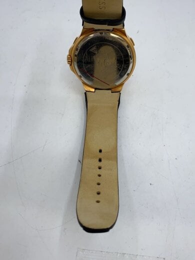 商品画像：クォーツ腕時計/アナログ/ラバー/BLK/BLK/u14002g1 5