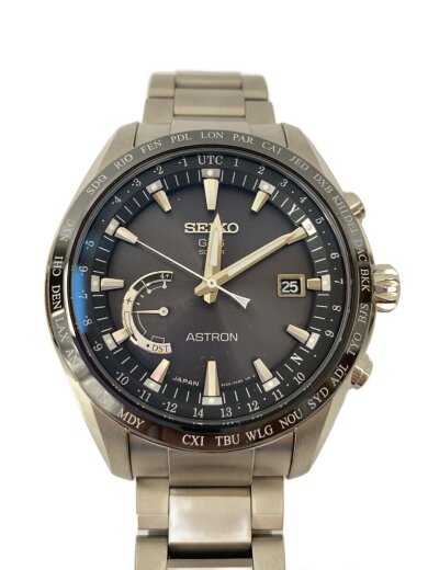 商品画像：ソーラー腕時計/アナログ/ステンレス/BLK/SLV/8X22-0AG0-2 1