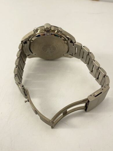 商品画像：ソーラー腕時計/アナログ/ステンレス/BLK/SLV/8X22-0AG0-2 4