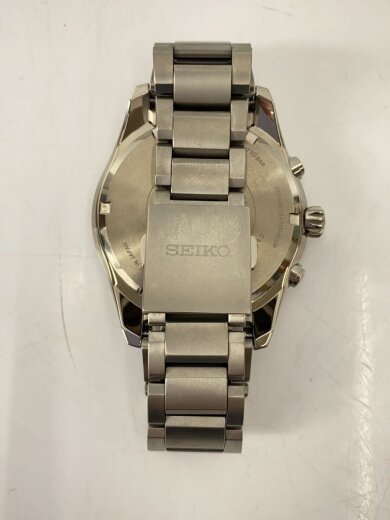 商品画像：ソーラー腕時計/アナログ/ステンレス/BLK/SLV/8X22-0AG0-2 5