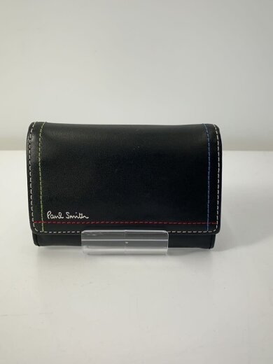 商品画像：カードケース/レザー/BLK/無地/メンズ 1