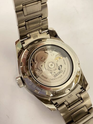 商品画像：自動巻腕時計/PRESAGE/アナログ/ステンレス/GRN/SLV/SS/6R35-00V0 3