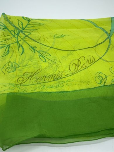 商品画像：スカーフ/シルク/GRN/レディース 4