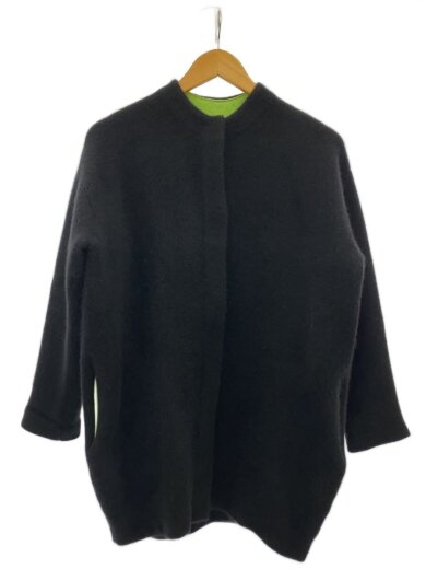 商品画像：カーディガン(厚手)/1/ウール/BLK/無地/512352627701-01 1