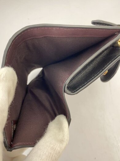 商品画像：3つ折り財布/レザー/BLK/レディース/CZ341/ミディアム/コーナージップ/シグネチャー// 5
