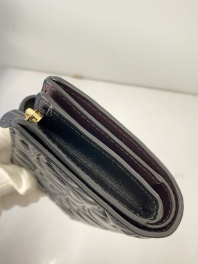 商品画像：3つ折り財布/レザー/BLK/レディース/CZ341/ミディアム/コーナージップ/シグネチャー// 7