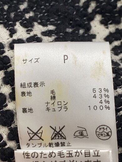 商品画像：コート/--/ウール/BLK/総柄/01-5309807// 5