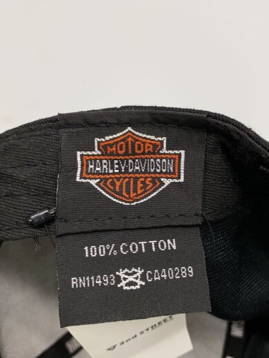 画像：HARLEY DAVIDSONキャップ/--/コットン/ブラック/メンズ5