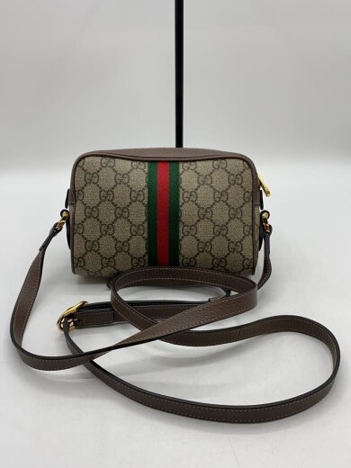 商品画像：GGスプリームミニショルダーバッグ/--/ブラウン/総柄/517350 3