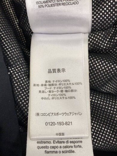 商品画像：ダウンジャケット/M/ナイロン/BLK/無地/PM5417 4