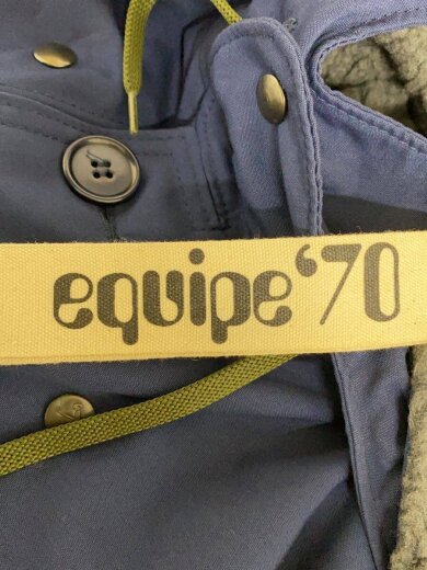 商品画像：equipe‘70/フライトジャケット/--/ポリエステル/ネイビー/無地 3