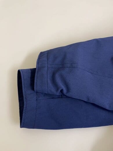 商品画像：equipe‘70/フライトジャケット/--/ポリエステル/ネイビー/無地 5