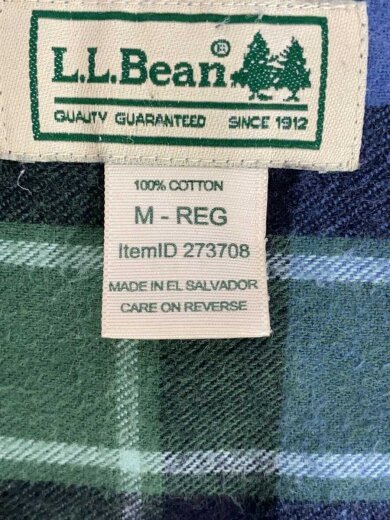 商品画像：長袖シャツ/M/コットン/チェック/273708 4