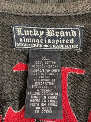 商品画像：スウェット/XL/コットン/ブラック 3