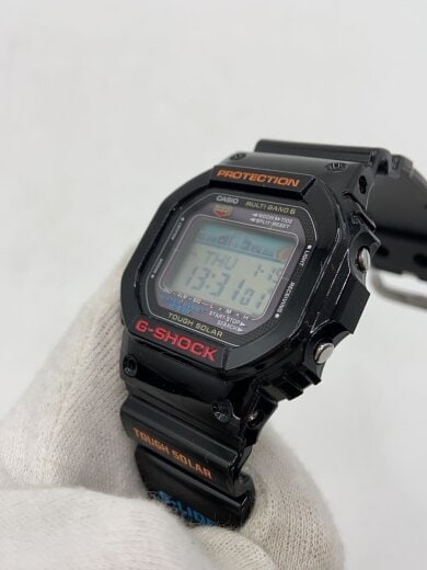 画像：CASIOソーラー腕時計・G-SHOCK/デジタル/BLK/BLK8