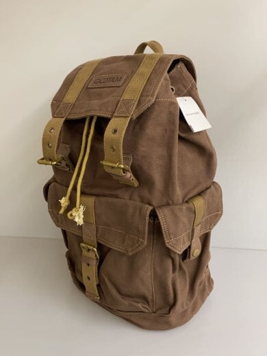 商品画像：GOOTIUM/リュック/コットン/ブラウン 2