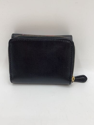 商品画像：3つ折り財布/レザー/BLK/レディース 2