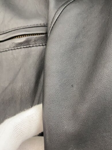 商品画像：シングルライダースジャケット/M/羊革/BLK/6225-648-0075 7