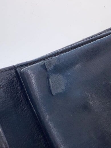 商品画像：キャビアスキン/ココマーク/2つ折り財布/レザー/ブラック/レディース 7