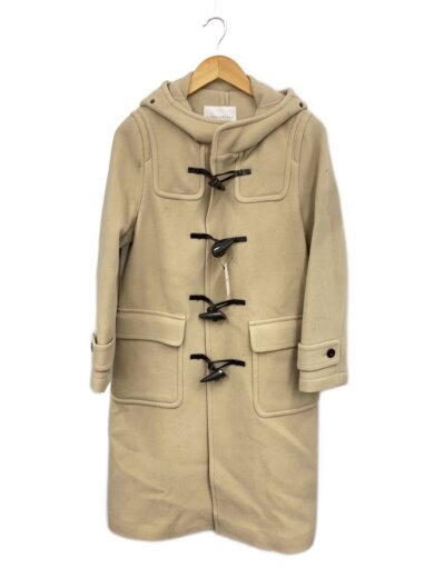 商品画像：ウールメルトンダッフルコート/34/ウール/ベージュ/無地/11-08-95-08301 1