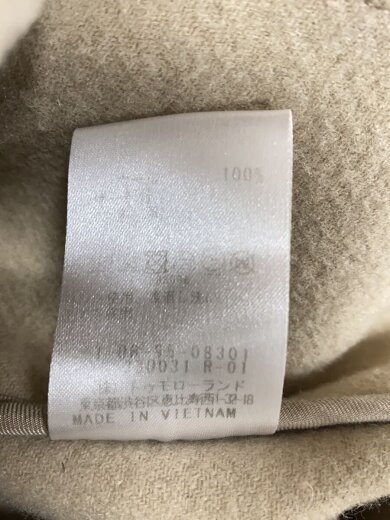 商品画像：ウールメルトンダッフルコート/34/ウール/ベージュ/無地/11-08-95-08301 4