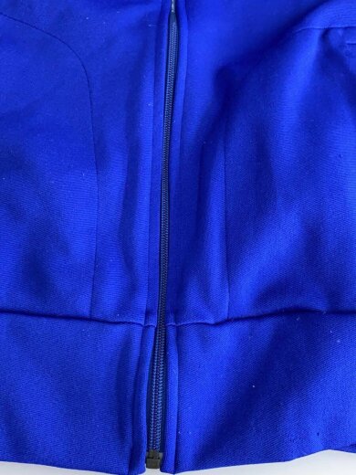 商品画像：ジップパーカー/XL/ポリエステル/ブルー/無地/AZ-T172 7