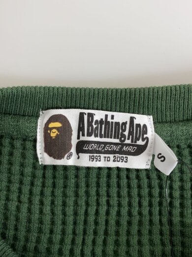 商品画像：長袖Tシャツ/S/コットン/グリーン/無地/001LTC801008X 3