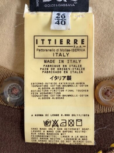 商品画像：長袖カットソー/40/コットン/ブラウン 4