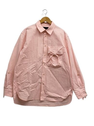 商品画像：長袖シャツ/L/コットン/ピンク/無地/N1 5SB 1