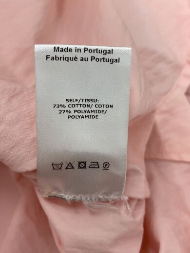 商品画像：長袖シャツ/L/コットン/ピンク/無地/N1 5SB 5