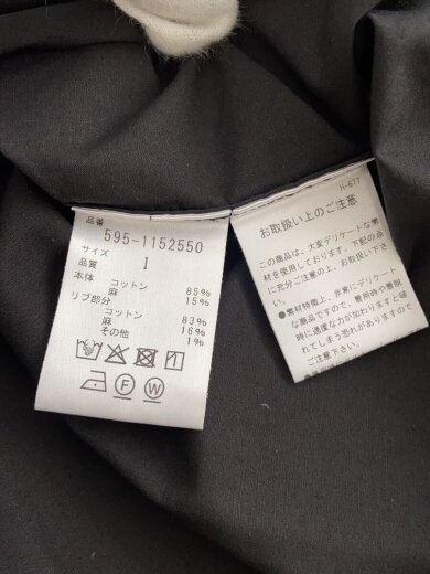 商品画像：半袖カットソー/1/コットン/BLK/595-1152550 4