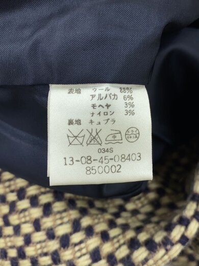商品画像：コート/38/ウール/ベージュ/13-08-45-08403// 4