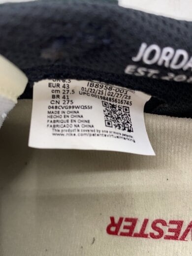 商品画像：X NIGEL SYLVESTER AIR JORDAN 1 LOW OG_X ナイジェルシルベスター エア/27. 5