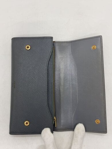 商品画像：長財布/レザー/グレー/無地/レディース/10B563BEL 7