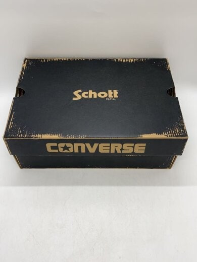 商品画像：Schott × CONVERSE ONE STAR Z/ローカットスニーカー/26cm/ブラック/1AD062 8