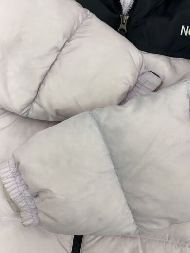 商品画像：SHORTNUPTSEJACKET_ショートヌプシジャケット/L/ナイロン/PNK/シミ多数/袖口汚れ 7