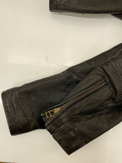 商品画像：レザージャケット・ブルゾン/FREE/レザー/BLK/無地/6131020 6