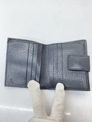 商品画像：2つ折り財布/レザー/BLK/メンズ/035・2888・2146 4