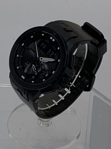 商品画像：クォーツ腕時計/デジアナ/レザー/BLK/BLK 2