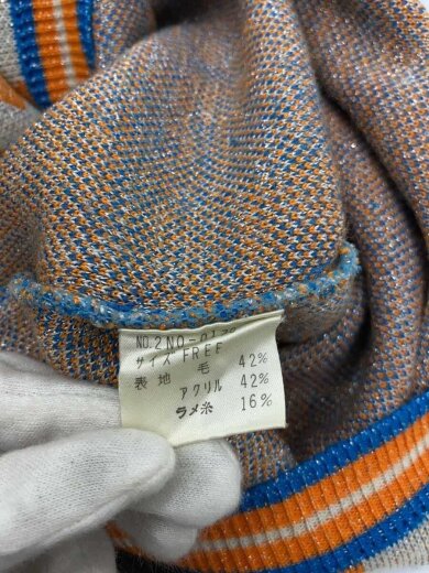 商品画像：ニット・セーター(厚手)/FREE/ウール/マルチカラー/総柄/2NO-0170/90S 4