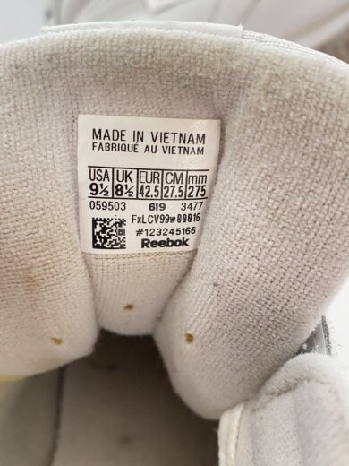 商品画像：ハイカットスニーカー/27.5cm/WHT/059503 5