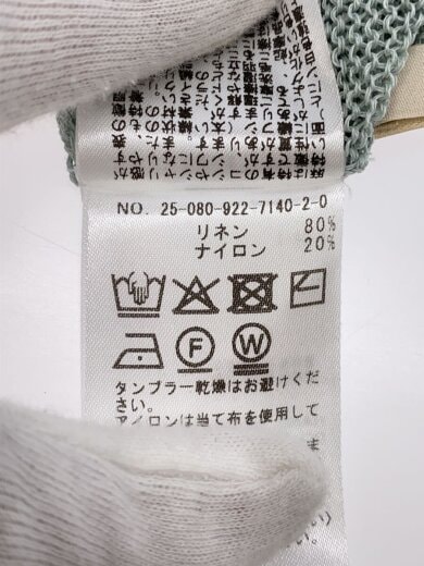 商品画像：25SS/Ny SIMPLE プルオーバー/ニット/リネン/GRN/25-080-922-7140-2-0 4